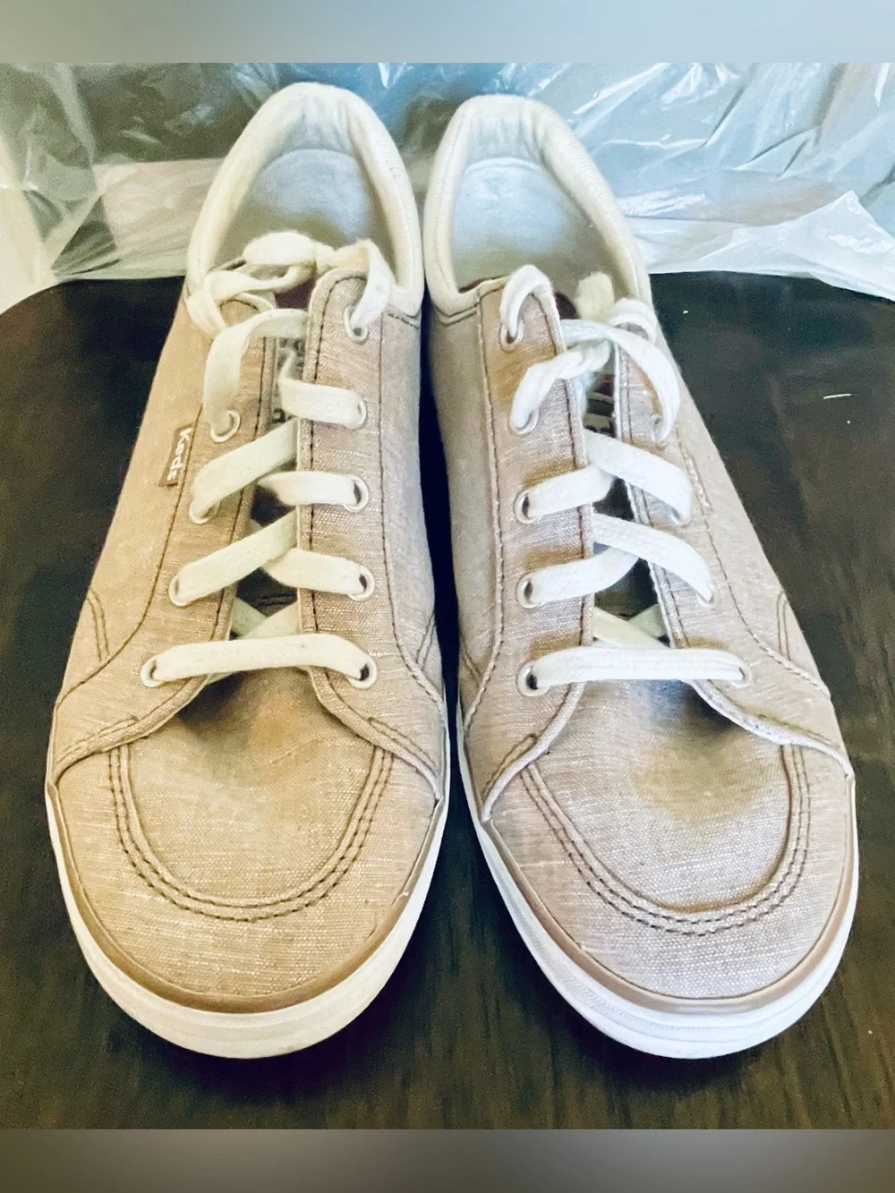 Keds Center II Walnut Chambray Sneaker | Size 9